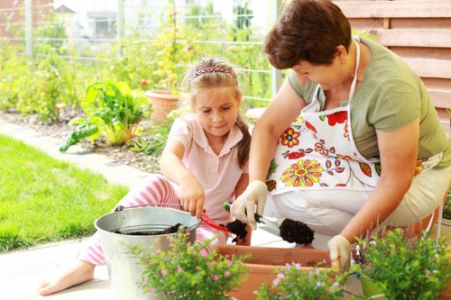 Residential garden landscaping for an Edmonton property